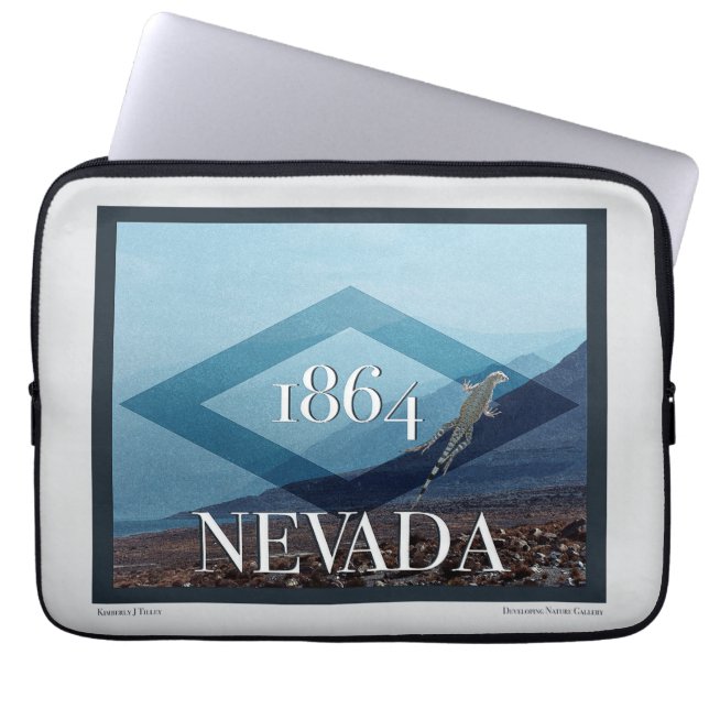 Nevada Landscape Poster Laptopschutzhülle (Vorderseite)