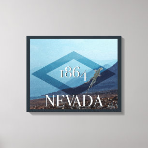 Nevada Landscape Poster Leinwanddruck