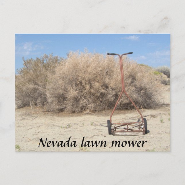 Nevada Lawn Mower Postkarte (Vorderseite)
