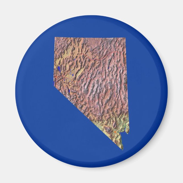 Nevada Map Magnet (Vorne)