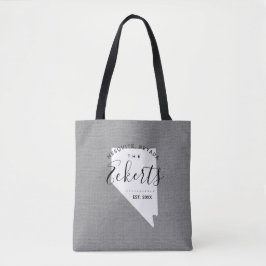 Nevada Monogram Staaten Tote Bag
