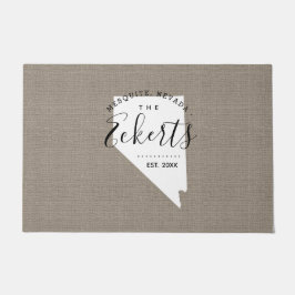 Nevada Monogramm Staat Doormat Fußmatte