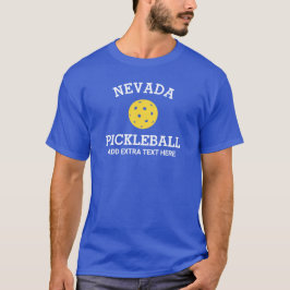 Nevada Pickleball Club Partner Name Custom T-Shirt