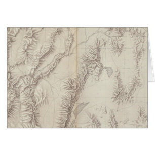 Nevada-Plateau topographisch