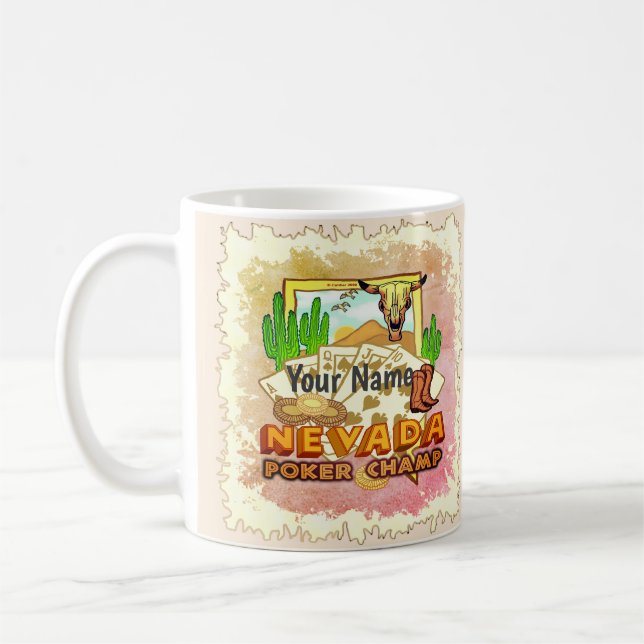 Nevada Poker Kaffeetasse (Links)