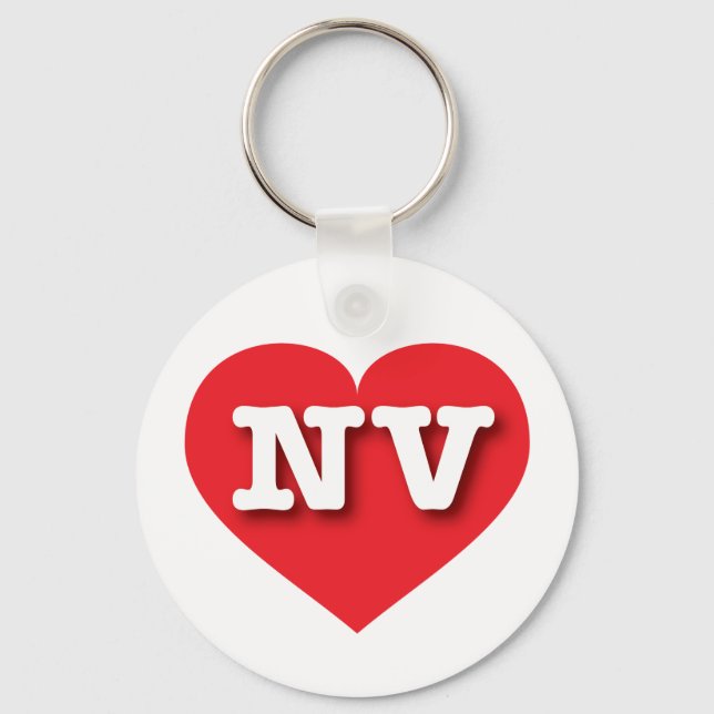 Nevada Red Heart - Große Liebe Schlüsselanhänger (Vorderseite)