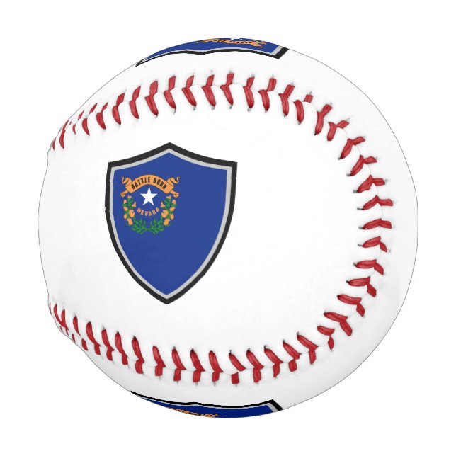 Nevada Schildflagge Baseball (Vorne Rechts)