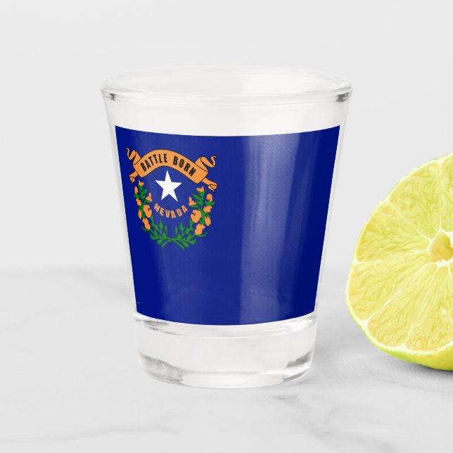 Nevada  schnapsglas (Vorderseite)
