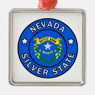 Nevada Silbernes Ornament