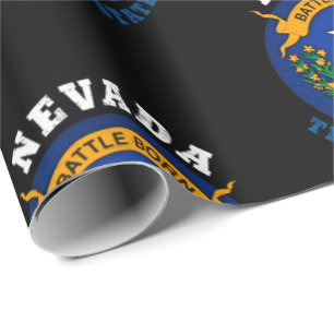 NEVADA SILVER STAAT FLAG GESCHENKPAPIER