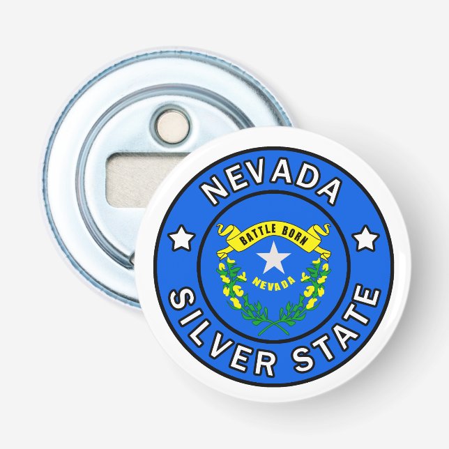 Nevada Silver Staat Flaschenöffner (Vorderseite)