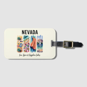 Nevada - Sonne, Gewürze und Saphir Gepäckanhänger