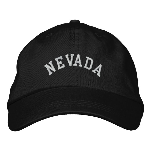 Nevada Staat bestickt Bestickte Baseballkappe (Vorderseite)