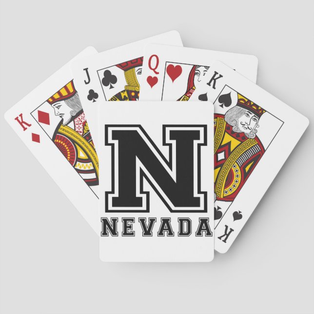 Nevada Staat Designs Spielkarten (Rückseite)