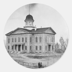 Nevada Staat Hauptstadt Runder Aufkleber
