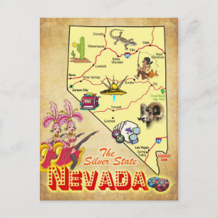 Nevada Staat Karte