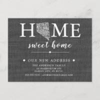 NEVADA Staat Moving Announcement Post Card