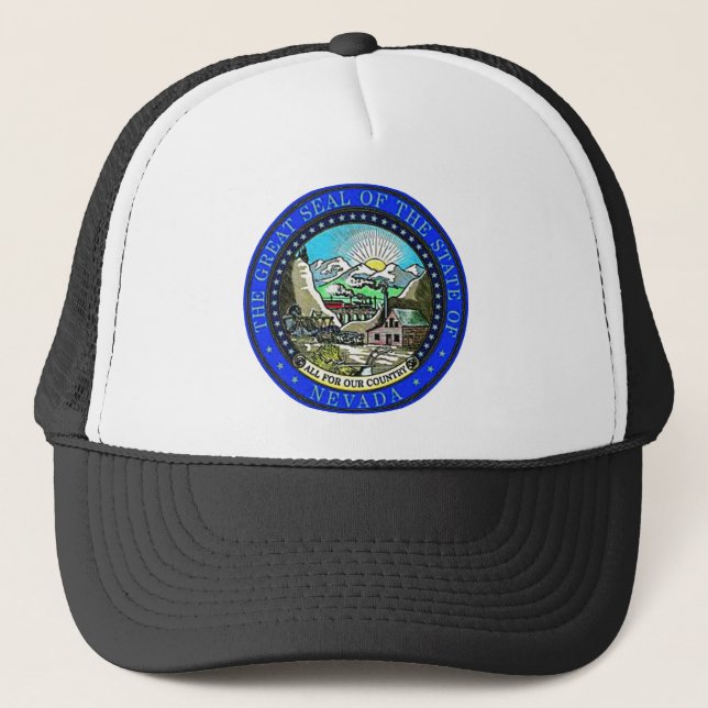 Nevada-Staats-Siegel Truckerkappe (Vorderseite)