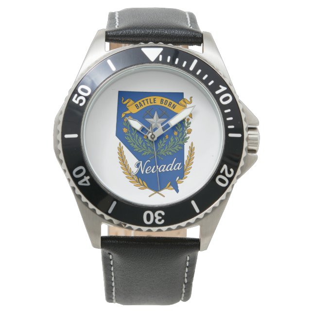 Nevada Staatsstolz Armbanduhr (Vorderseite)