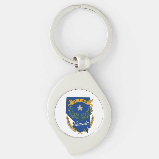 Nevada Staatsstolz Schlüsselanhänger (Vorderseite)