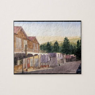 NEVADA-STADT, KALIFORNIEN,    AQUARELL PUZZLE
