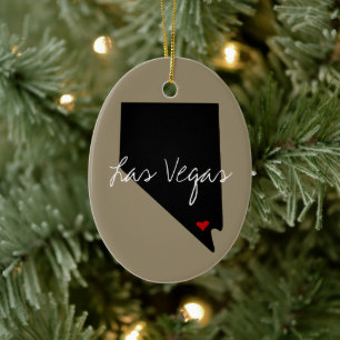 Nevada-Stadt Keramikornament