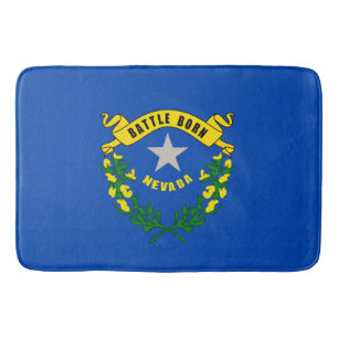 Nevada State Flag Design Badematte