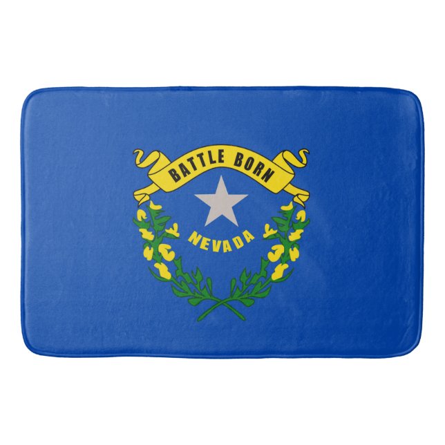 Nevada State Flag Design Badematte (Vorderseite)