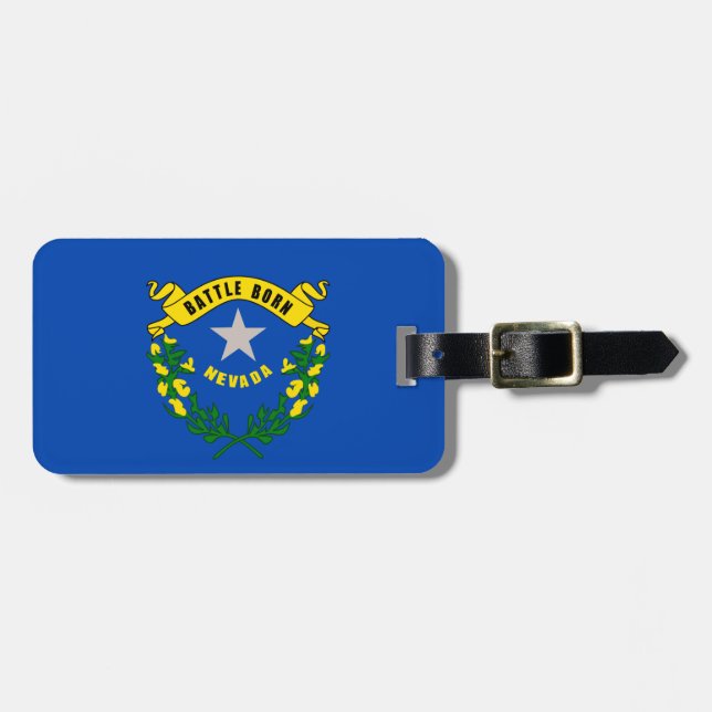 Nevada State Flag Design Gepäckanhänger (Vorderseite horizontal)