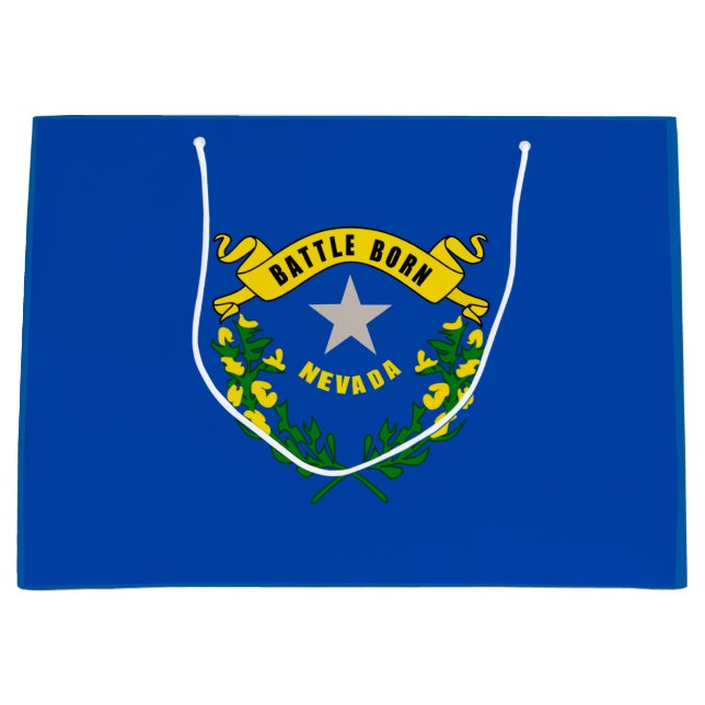 Nevada State Flag Design Große Geschenktüte (Vorderseite)