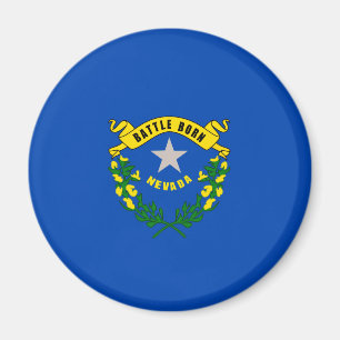 Nevada State Flag Design Magnet