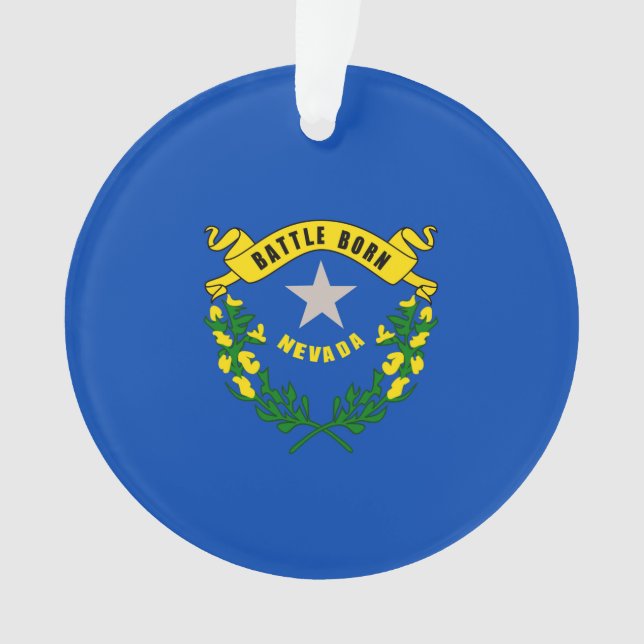 Nevada State Flag Design Ornament (Vorderseite)
