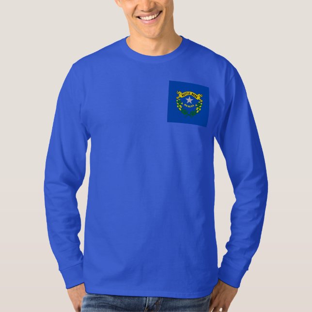 Nevada State Flag Design T-Shirt (Vorderseite)