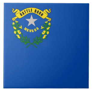 Nevada State Flag Tile Fliese