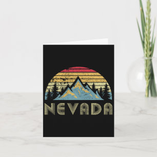 Nevada T-Shirt - Retro Vintage Berge Wandern Karte