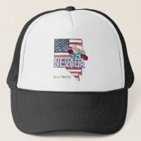 Nevada United Staaten Retro Map Vintag USA Casino
