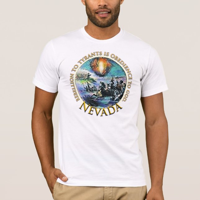 Nevada USA Proud T - Shirt (Vorderseite)