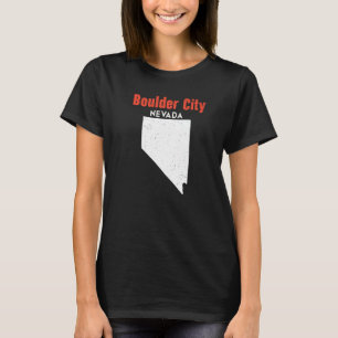 Nevada Usa Staat America Travel Nevadan Boulder Ci T-Shirt