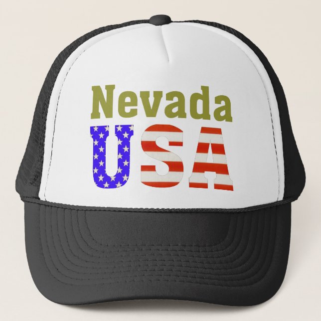 Nevada USA! Truckerkappe (Vorderseite)