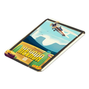 Nevada USA Vintages Reiseplakat. Magnet