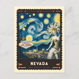 Nevada   Vincent Van Gogh Inspiriert Postkarte