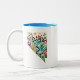 Nevada Wildblumen Zweifarbige Tasse