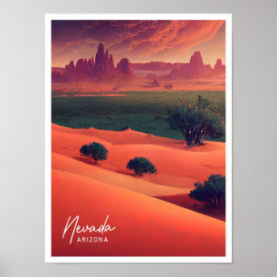 Nevada Wüste Arizona Poster