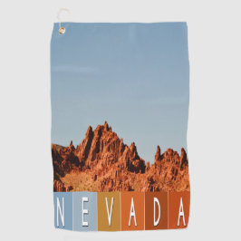Nevada Wüste Golfhandtuch