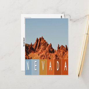 Nevada Wüste Postkarte