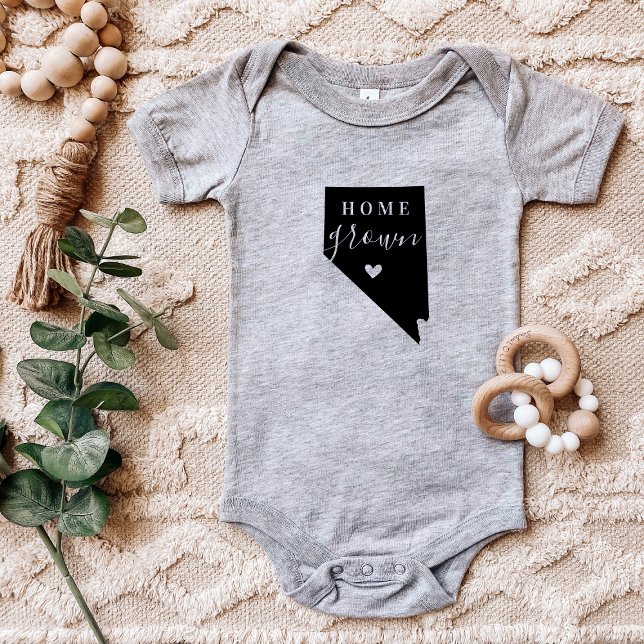 Nevada Zuhause Grown Staat T-Shirt Baby Strampler (Von Creator hochgeladen)