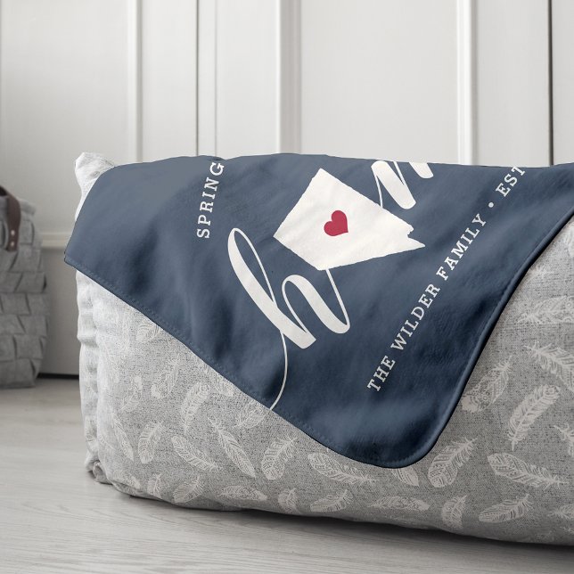 Nevada Zuhause Staat Personalisiert Sherpadecke (Von Creator hochgeladen)