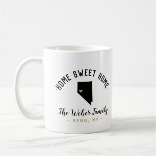 Nevada Zuhause Sweet Zuhause Family Monogram Tasse