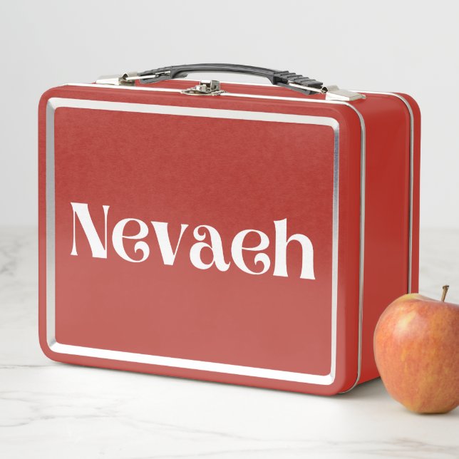 Nevaeh Metall Brotdose (Beispiel)