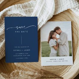 NEVE Moderne Minimalistische Hochzeit Speichern Si Einladung